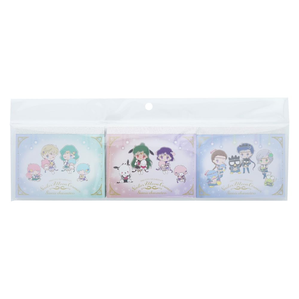 Sunstar Stationery Sailor Moon x Sanrio Memo Design S2840774 Pad, B,