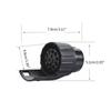 Adaptor priză cu 7 pini la 13 pini Conector remorcă Remorcare Remorcare Fișe rezistente la apă Adaptor priză Protejează conexiunea