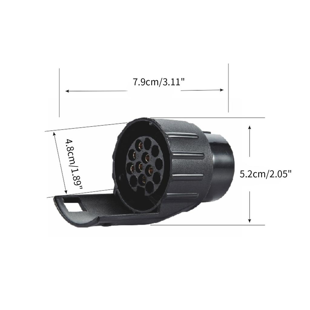 Adaptor priză cu 7 pini la 13 pini Conector remorcă Remorcare Remorcare Fișe rezistente la apă Adaptor priză Protejează conexiunea