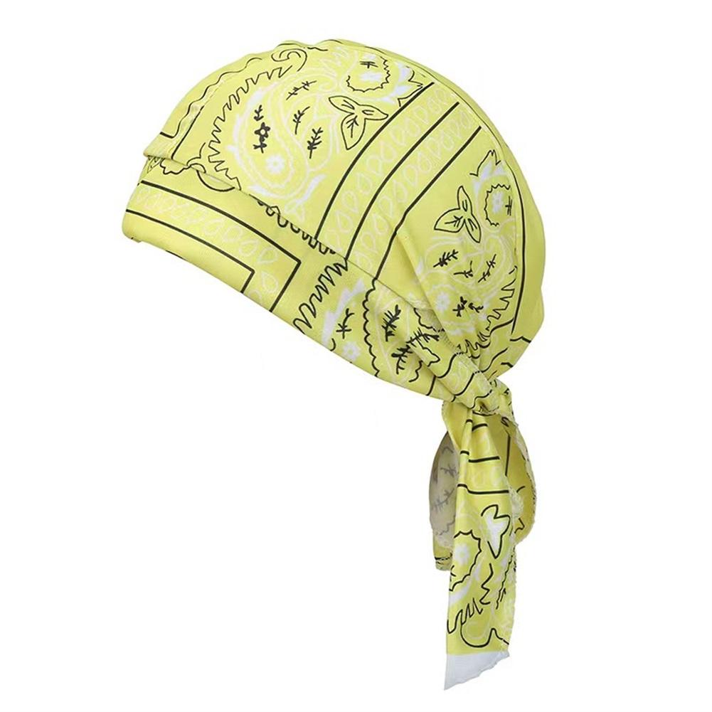 Paisley Cooling Headscarf Cap Hip-Hop Bandana-Cap With Digital Print Adjustable Tie-Back Summer Outdoor Street Dan Competition