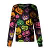 Women's Casual Long Sleeve Single Breasted  Printed Dry-nurse Top