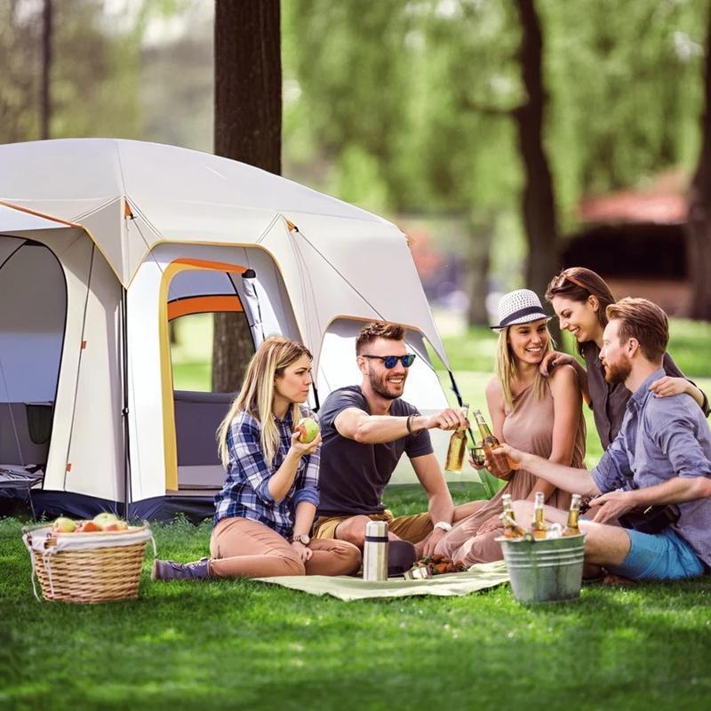 Barraca à Prova d'Água para 4-6 Pessoas - Montagem Fácil