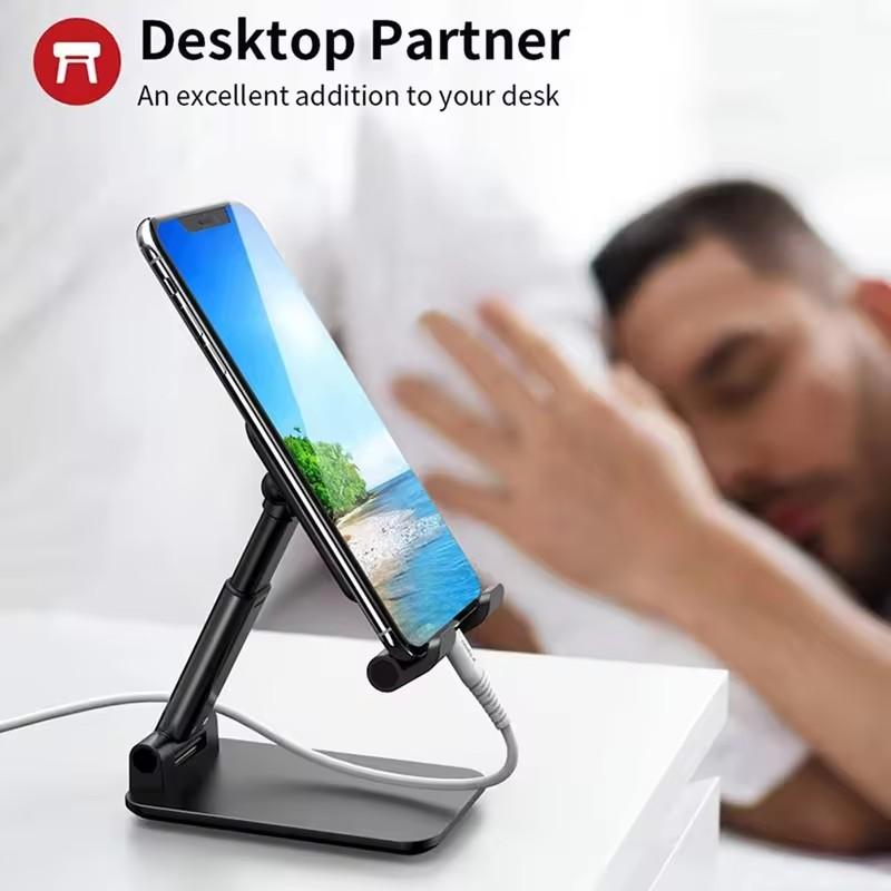 New Desk Mobile Phone Holder Stand For iPhone 16 iPad Xiaomi Adjustable Desktop Tablet Holder Universal Table Cell Phone Stand