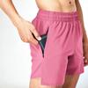 Men's Quick-Dry Sports Shorts with Invisible Zipper Pockets for Track and Field