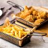 Chips Barrel Table Decor Fast Food Holder Snack Container French Fries Basket Tableware Food Bucket