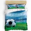 Football Sports Stadium Soccer Duvet Cover With Pillow Case Custom 3pcs Bedding Set Quilt Cover Double Bed Home Textile