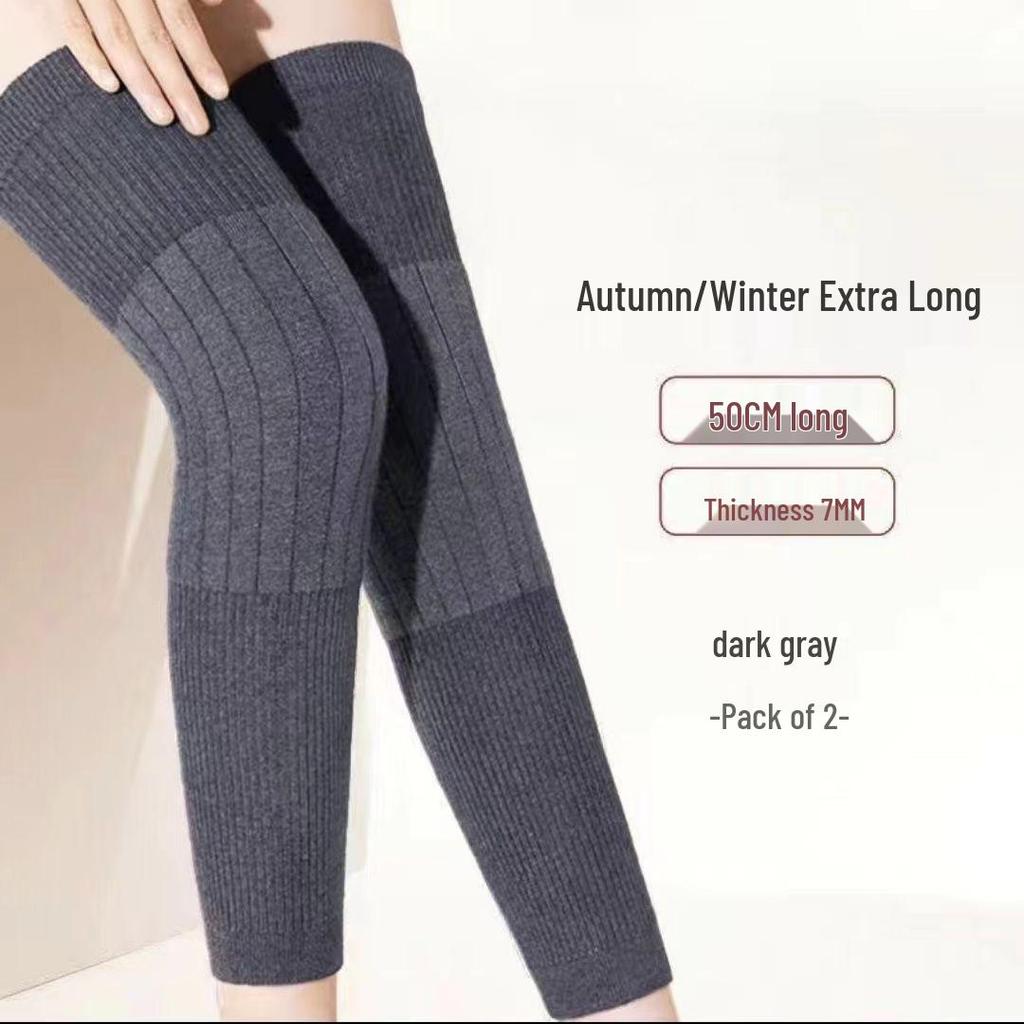 Unisex Thickened Knee Pads: Warm Leg Warmers for Cold Weather and Joint Support