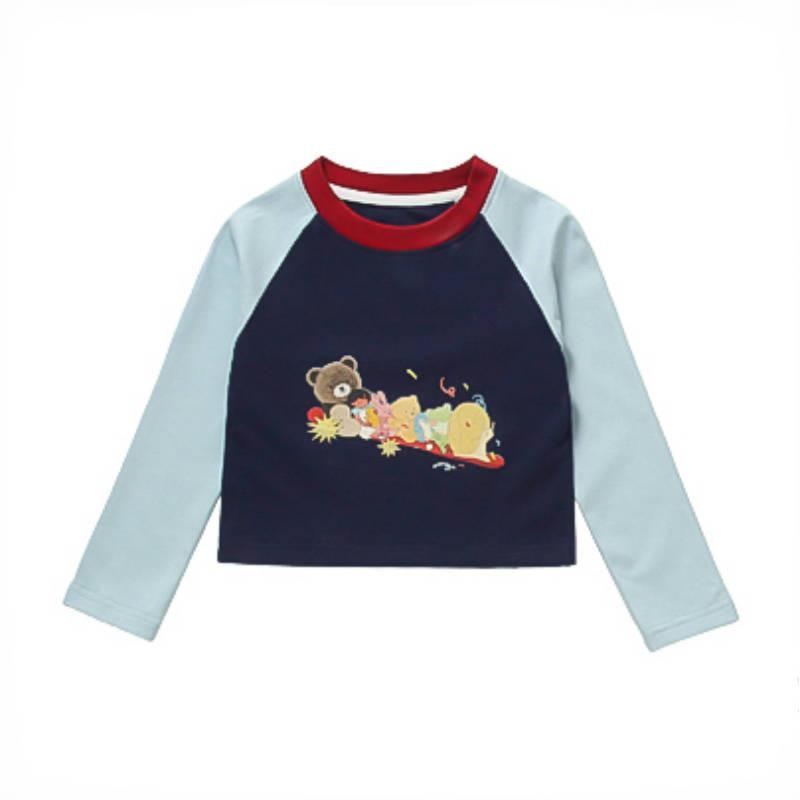 

Girls Korean Cartoon Plaid Bib Overalls Set - Autumn 2025 Edition 100cm