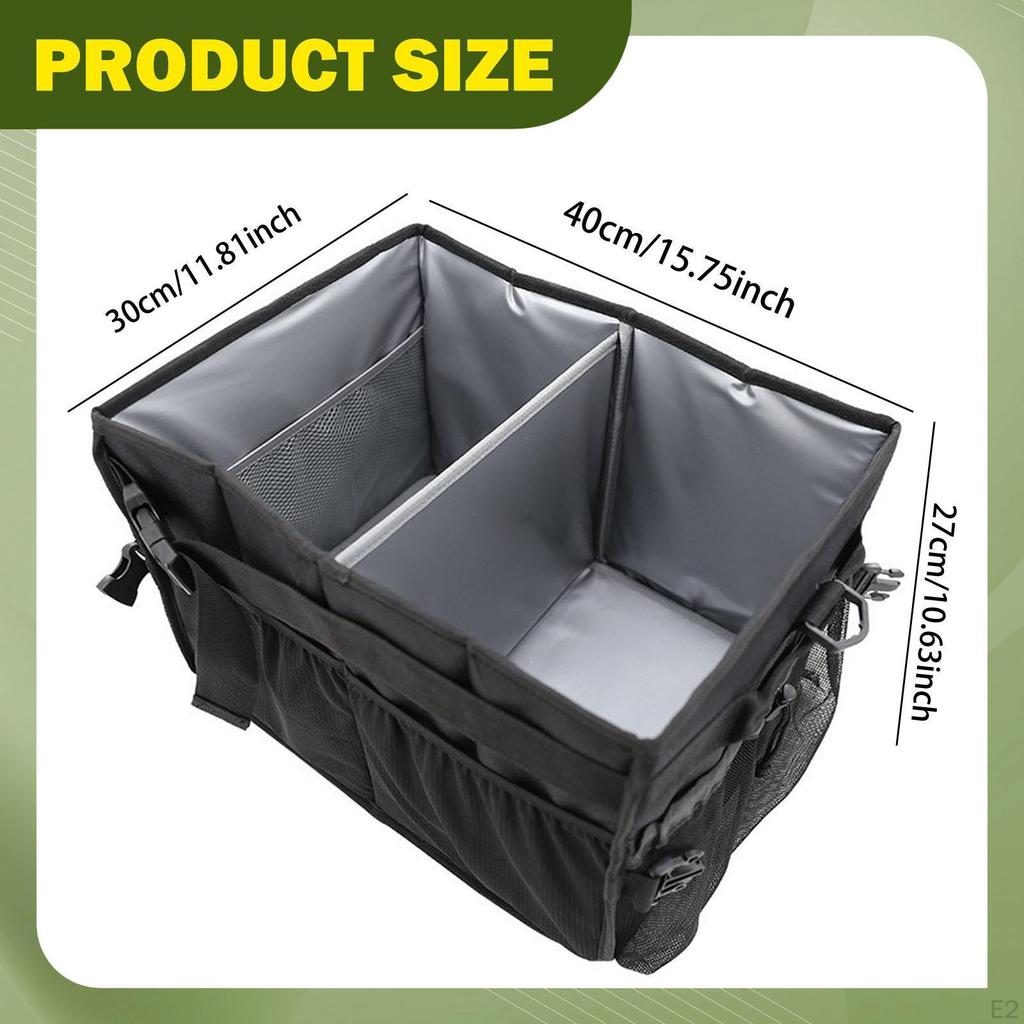 Grill Utensil Storage Bag Barbecue Tool Box with Paper Towel Holder Camping Must Have BBQ