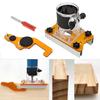 Wood Router Slotting Locator 2 in 1 Wood Palms Router Base Router Slotting Bracket for 65mm Wood Trimmer Carbinet Closet