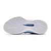 Anta Kids Fabric Comfortable Shock Absorbing Wear Resistant Mid Top Basketball Shoes Kids Basketball Shoes White Blue 312411110-5