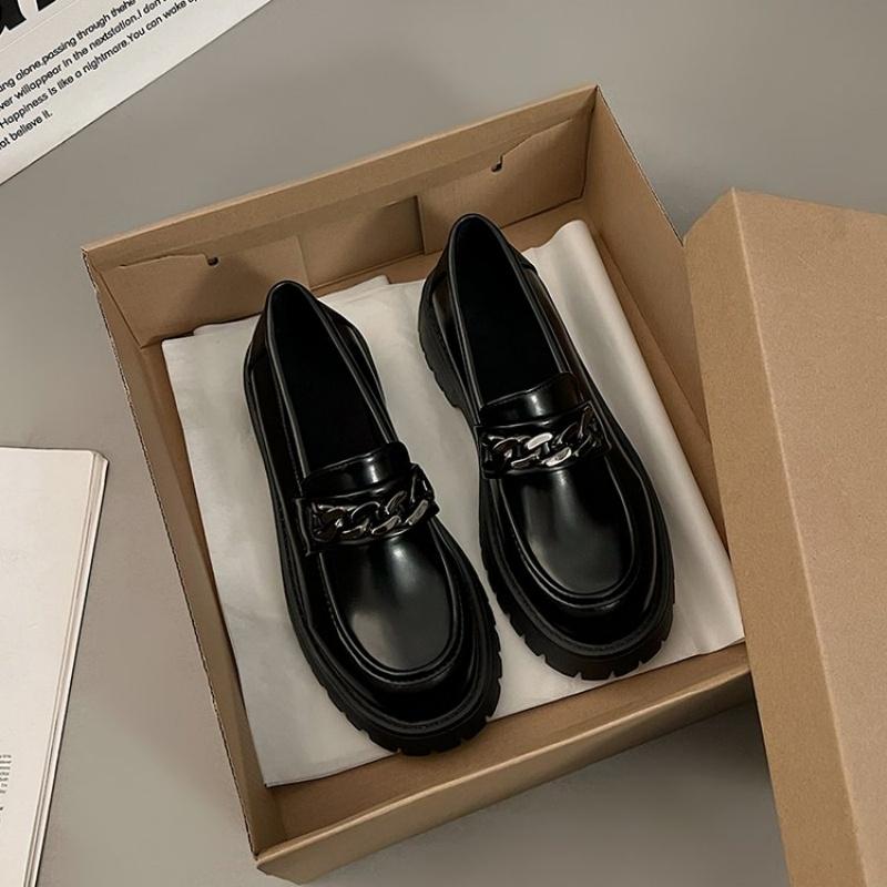 Fashion Spring 2025 Women's British Style Luxury Designer Platform Mary Jane Loafers Shoes Jk Uniform Lolita Style Women Footwear Shoes