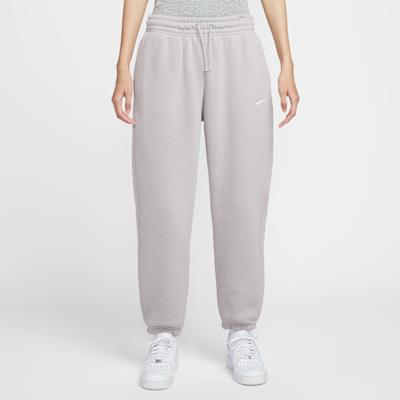 Nike Running Fleece Lined Lace Up Elastic Cuff Loose Fit Knitted Sweat M