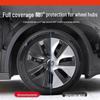 19-Inch Model Y Tesla Hubcaps: Sun God Full-Edge Covers for Modification