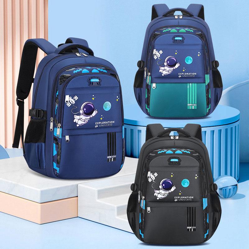 1Pc Kids Backpack Children School Bags for Boys Astronaut School Backpack Waterproof Primary Book Bag