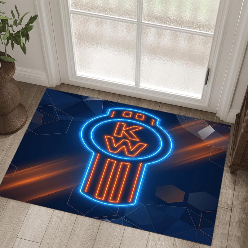 Kenworth Design Crystal Velvet Carpet Cozy Non?Slip Printed Rug For Bedroom Living Room Entrance