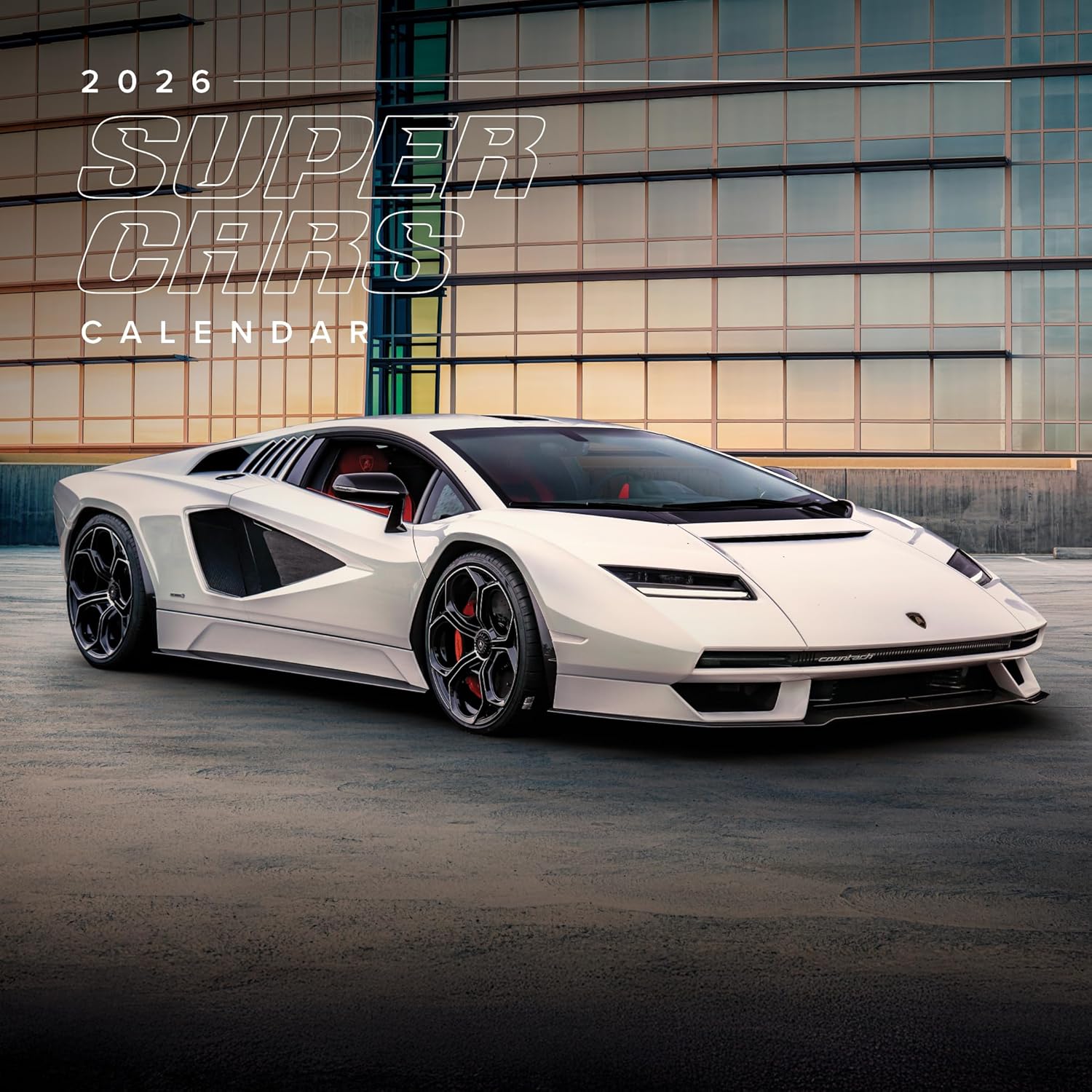 2026 Super Cars Calendar - Stunning Photography - Luxury Sports Dream Car Wall Calendar 2026 - Ideal for Home, Office, Garage - Gift for Auto 7x7