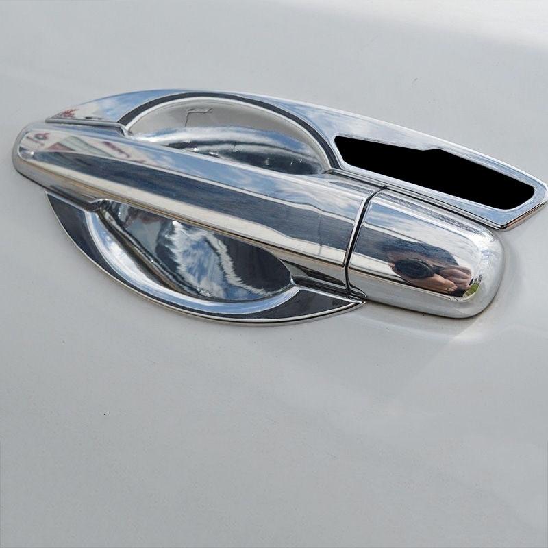 Car Door Handle Bowl Trim Cover Protect for Mitsubishi Pajero Sport 2015 2016 2017 2018 2019 2020 2021 2022 2023