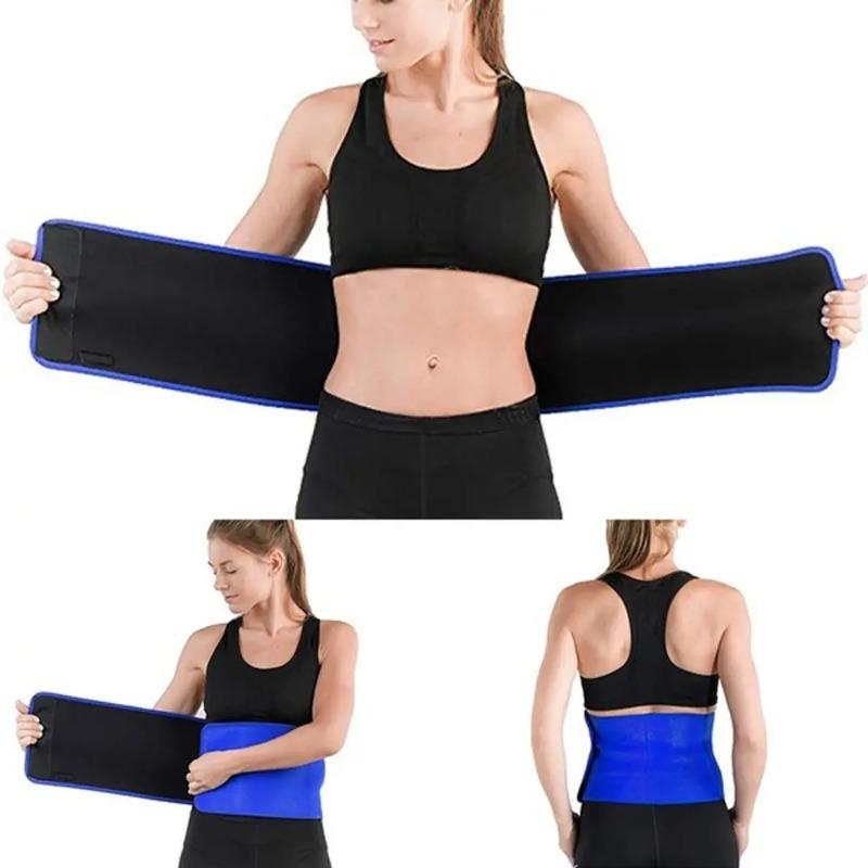 Sport Waist Support Men Women Fitness Waist Protect Belt Belly Burn Fat Weight Loss Stomach Belt Sauna Body Body Shaper Gym Belt