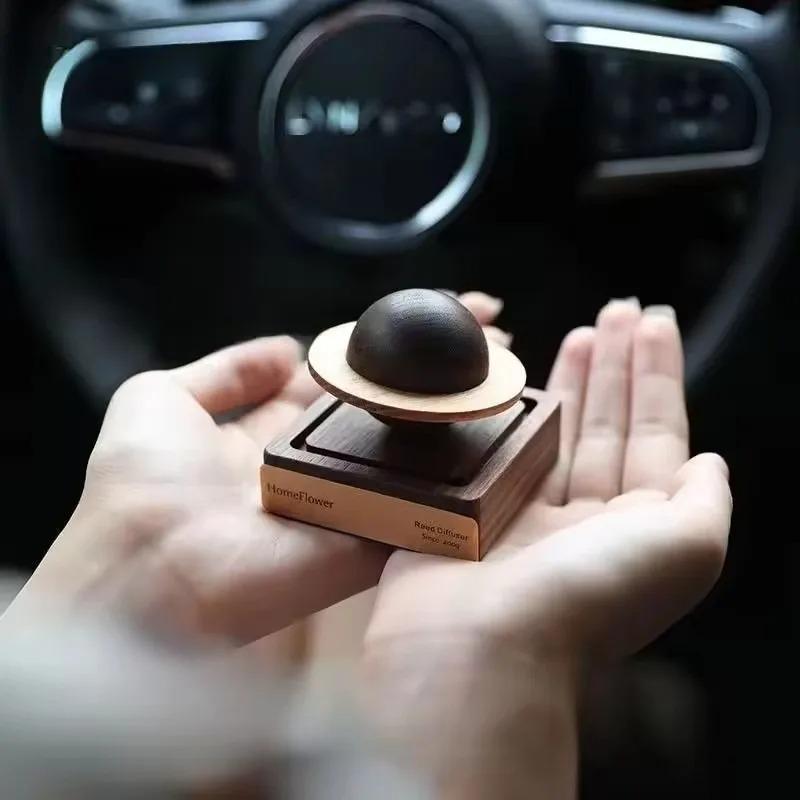 Jupiter Shape Wood Aroma Diffuser - Home Car Decor Gift