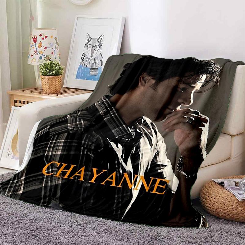 3D Print Chayanne Puerto Rican Latin Pop Gift Blanket,Soft Throw Blanket for Home Bedroom Bed Sofa Travel Picnic Cover Kids