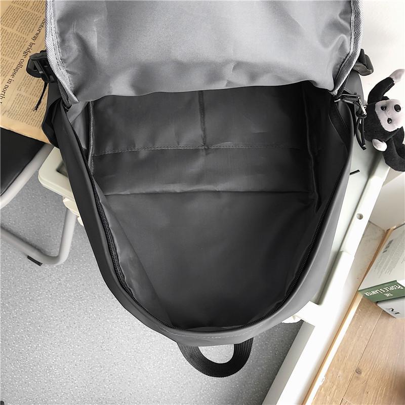 Trendiger Rucksack im Vintage-Stil für Studenten - Vielseitig und schlicht im koreanischen Stil für Männer und Frauen