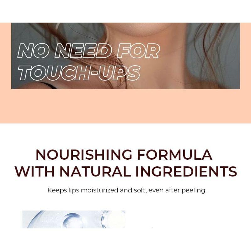 BEAUTY GLAZED - Langanhaltender matter Peel-Off-Lippenstift - 6 Farben