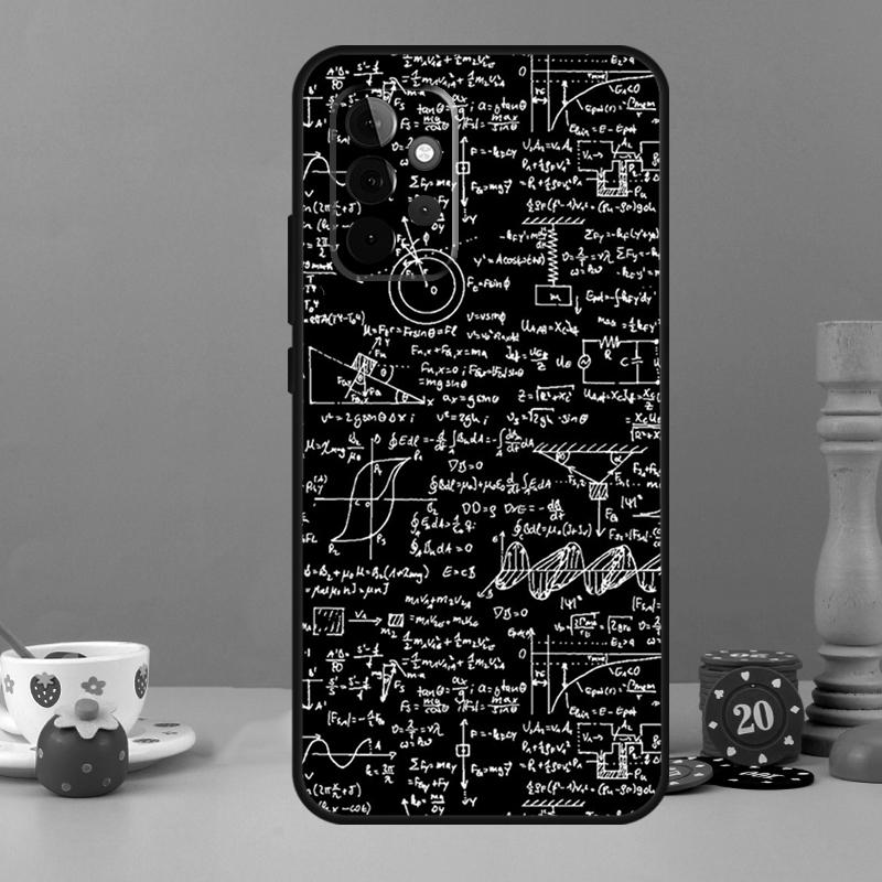 Physics Science Maths Formula Case For Samsung Galaxy A35 A26 A16 A05 A55 A15 A32 A12 A22 A52 A54 A34 A14 A56 A36 A13 A53