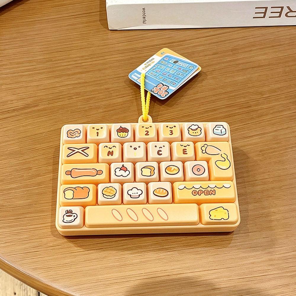 Tastiera Giocattolo a 26 Tasti Portachiavi Ciondolo Mini Tastiera Giocattolo Pulsante Decompressione Bambini