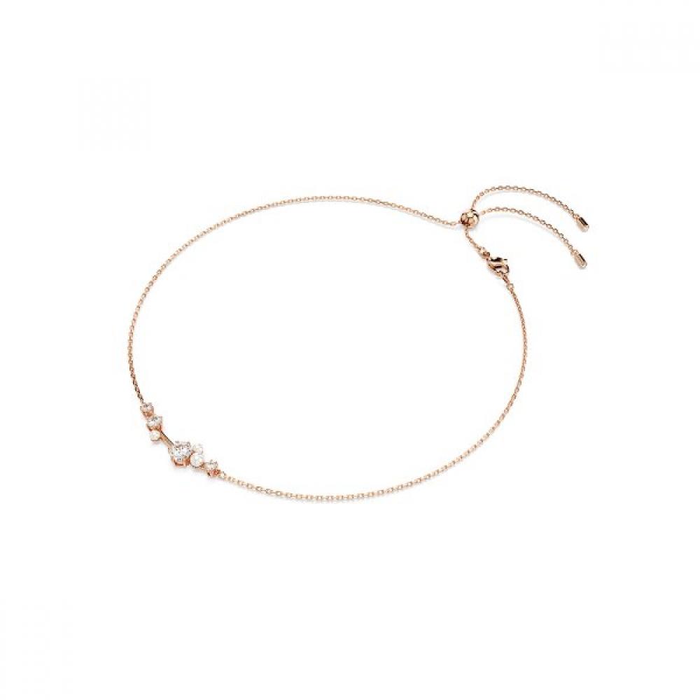 Swarovski Rose Gold Crystal Pearl Necklace 5729504