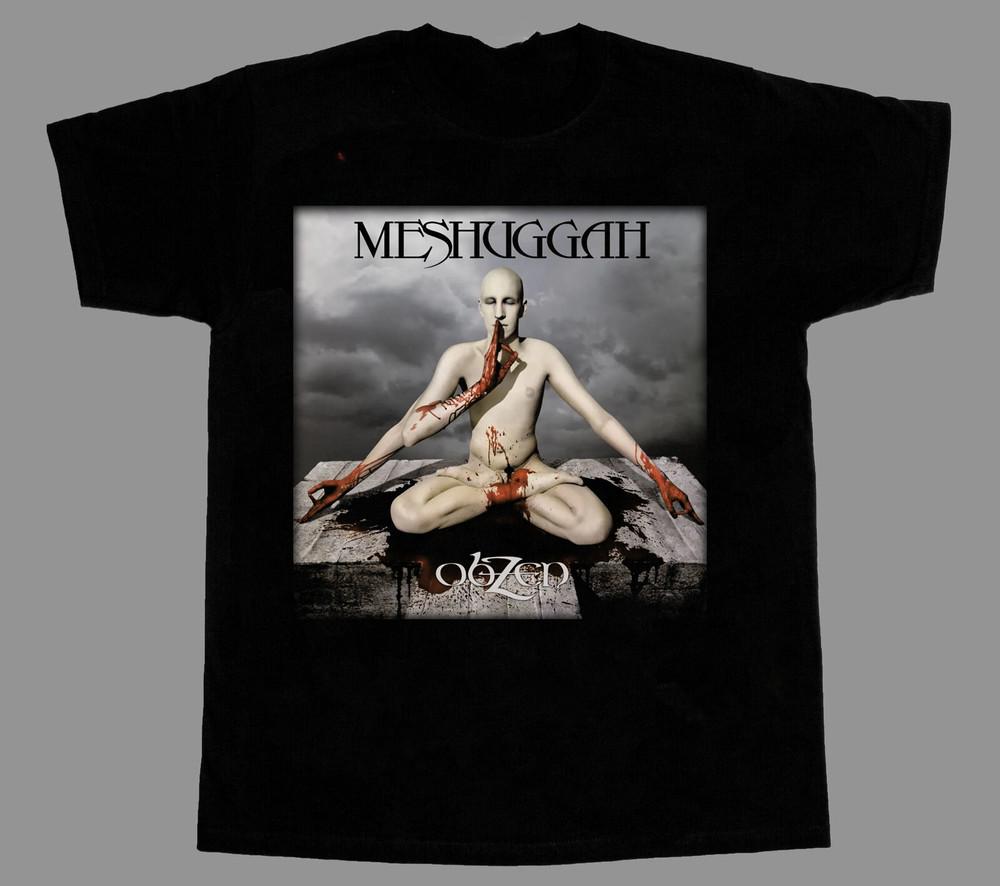 Collection Meshuggah Band Cotton Gift For Fan Black All Size TShirt Unisex T-Shirt XXL