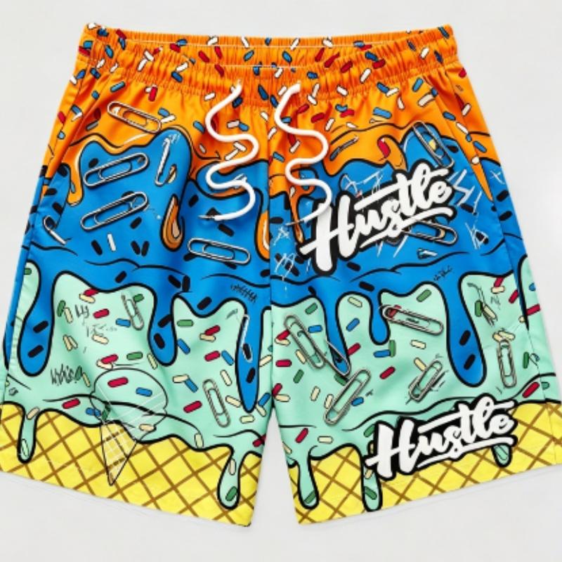 

Men s Summer 3D Printed Tribal Shorts S