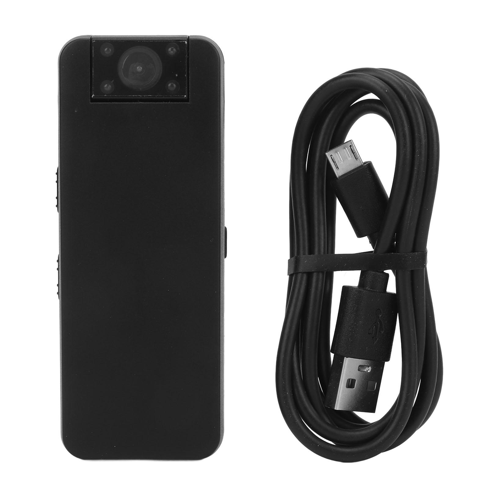 

Body Worn Camera with Back Clip 1080P HD Night Vision Loop Recording Magnetic Wearable Pocket Video