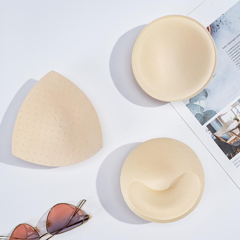 Sports 3D Bra Pads Replaceable Lining Thickened Gathered Thin Bra Cup Split Sponge Chest Pads