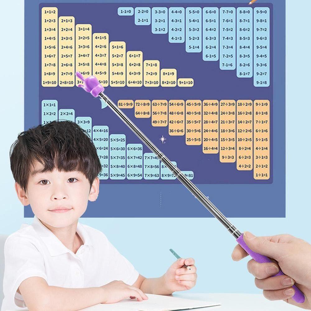 Steel Finger Teaching Stick Whiteboard Pointer Handheld Presenter Finger Reading Stick