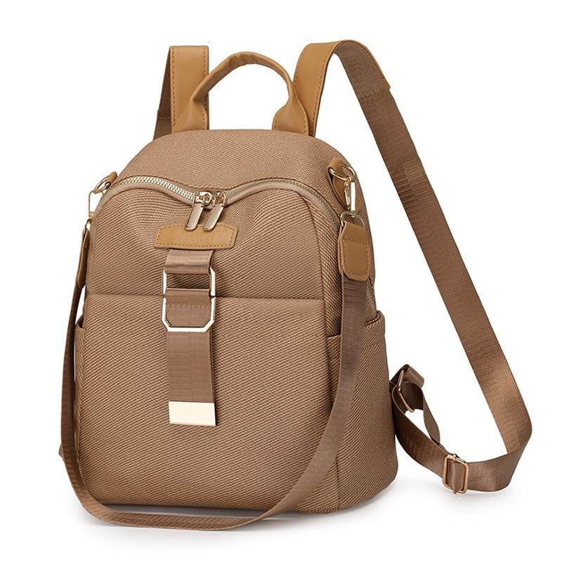 

Backpack for Ladies - Large Capacity, Fashionable, Lightweight, Casual Bag, Suitable for Shopping and Carrying Books жовтий/коричневий