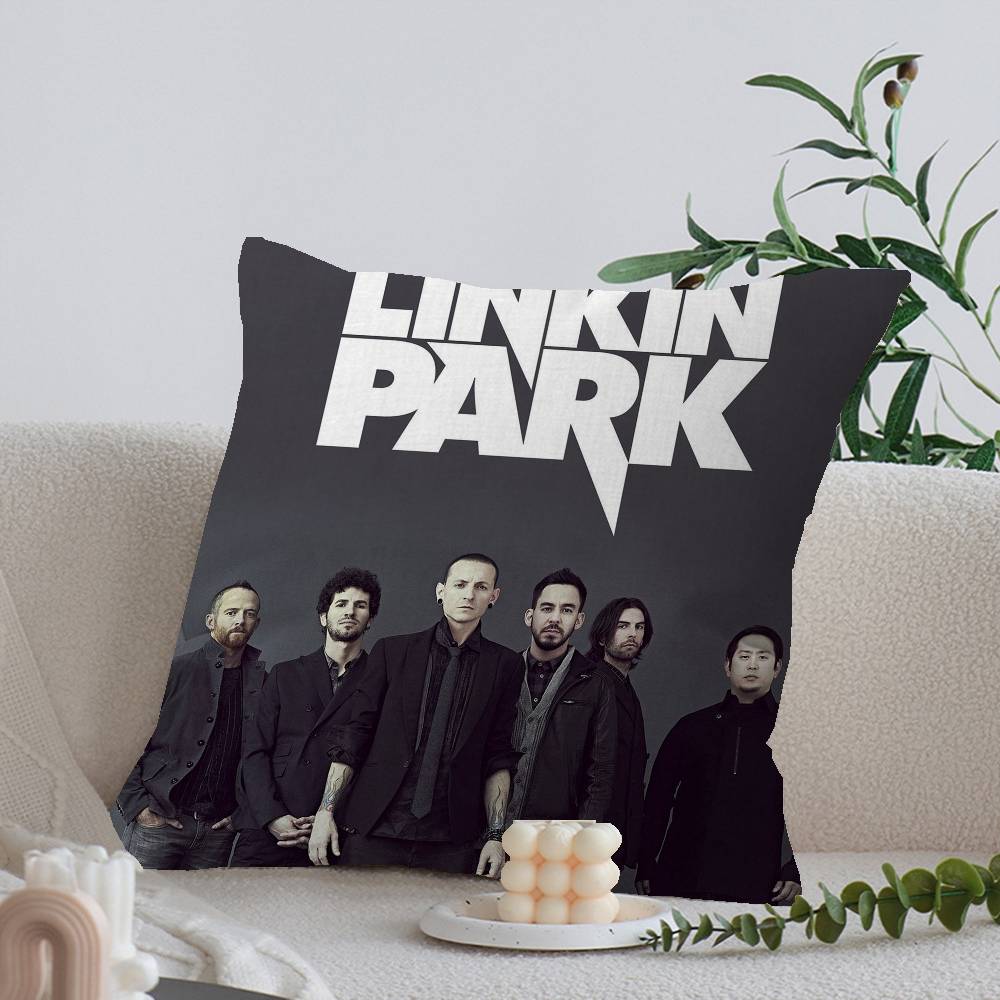 Rock Band L-Linkin Park Pillow Cover For Bedroom Room And Living Room Sofa Decorative Cushion Cover
