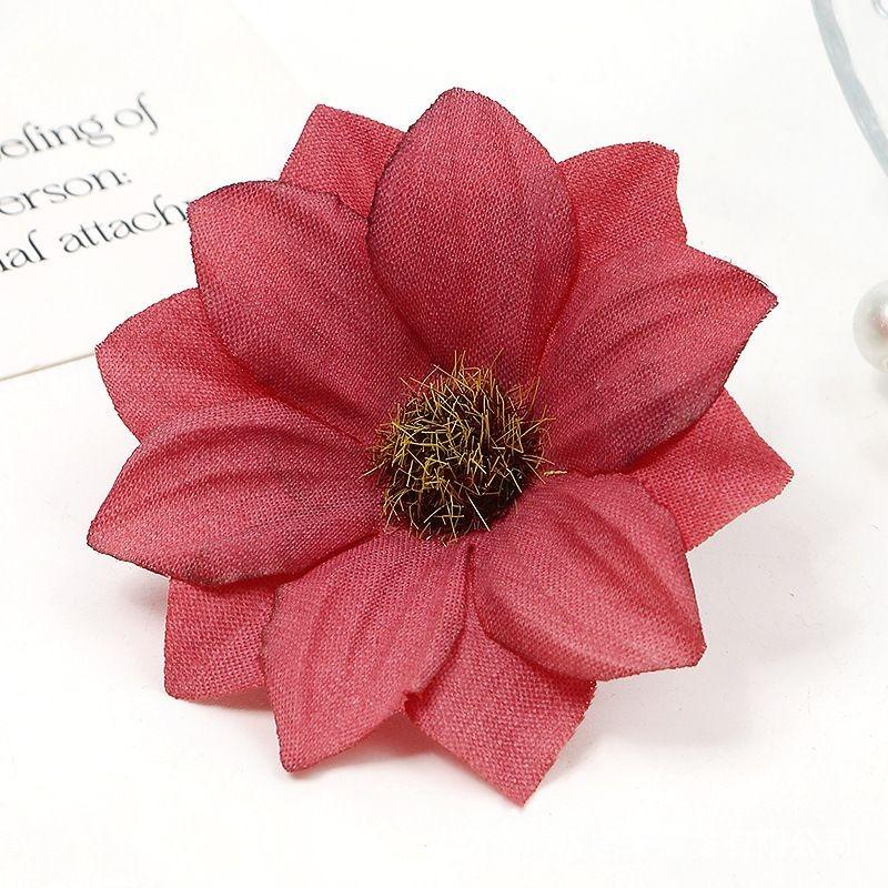 5/10/20Pcs Artificial Flowers Daisy 6cm Silk Fake Flowers Heads for Home Dceor Wedding Marriage Decoration DIY Gift Accessories