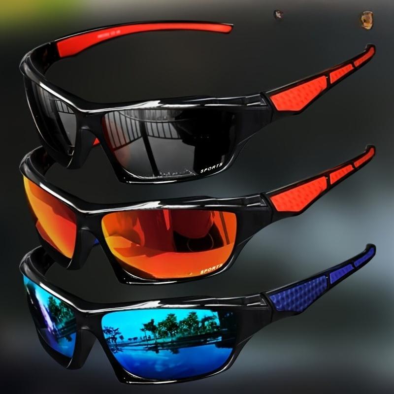 

3PCS Sunglasses Fishing Camping Driving Hiking Outdoor Sports UV400 Cycling Eyewear