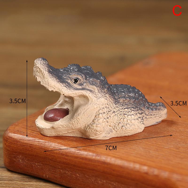 

Крокодил Чай Домашнее Животное Украшения Украшение Домашнего Стола Изделия Из Смолы Подарочная Статуэтка Животное Сад Патио Искусство Смолы Маленький Крокодил