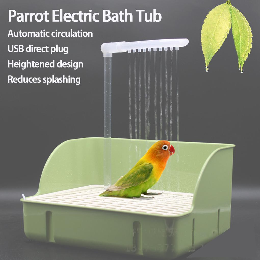 Parrot Automatic Bathtub Automatic Birds Bath Shower Multi-Purpose Bathing Tool For Peonies Medium Parrots Budgies Parakeets