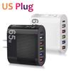 3.1A 5-портовое USB-зарядное устройство PD-адаптер для зарядки Xiaomi iPhone 16 15 Samsung Mobile Phone Quick Charge QC 3.0 Type C Fast Charger
