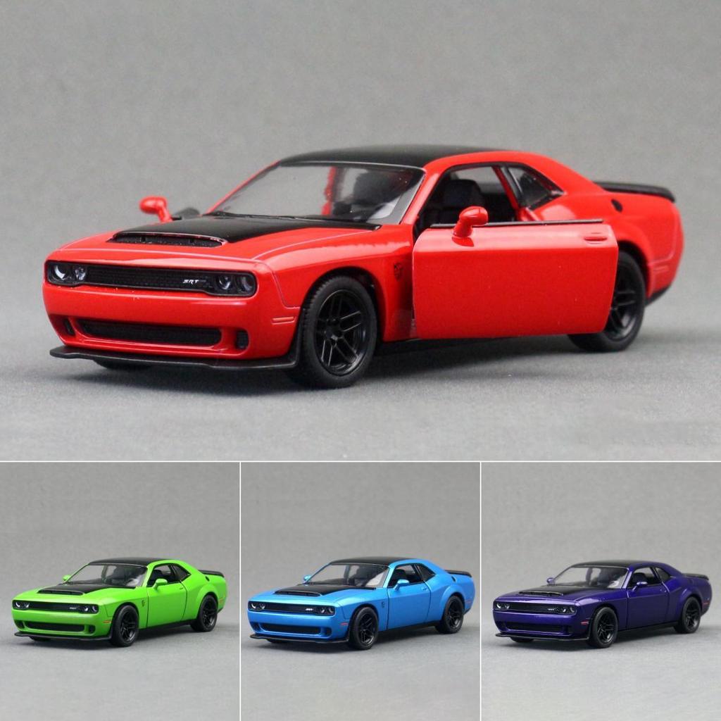 1/40 Dodge Challenger SRT Demon 170 Alloy Diecast Metal Scale Model Car Miniature Car Model Static Collection Kid Toy Car Vehicles