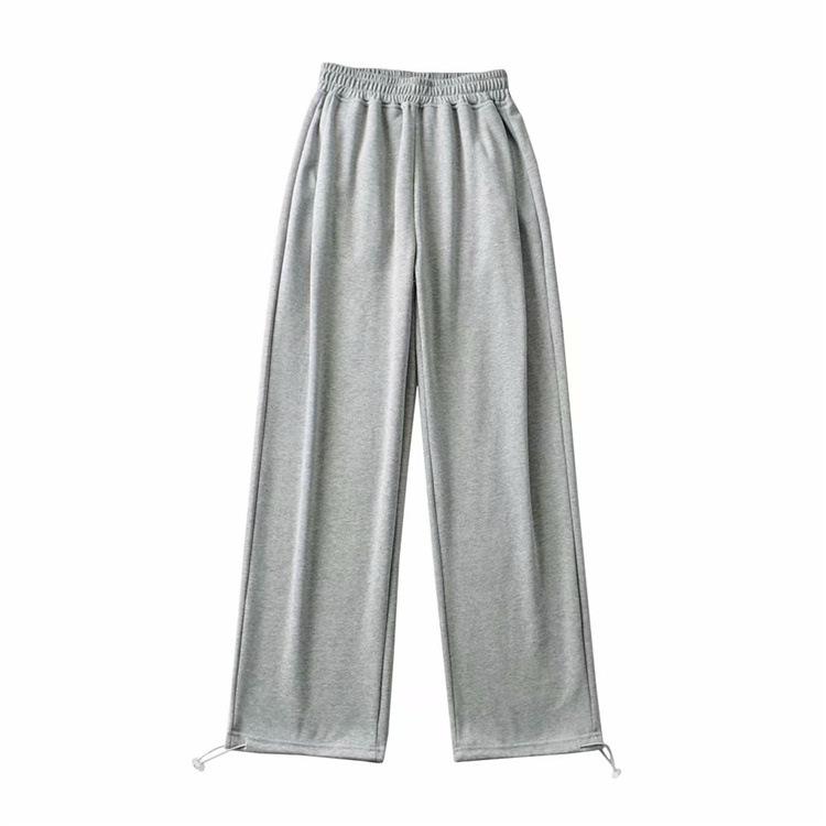 

New Women s High-Waist Summer Harem Pants: Lightweight, Solid Color, Loose Fit with Drawstring and Cuffed Ankles. L