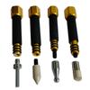 4Pcs Anti-Slip Tap Down Pen Aluminum Alloy Grip Dent Repair Tool Tip Scratch Free Tool