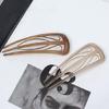 6pcs Unique Shape French Hair Clip with 3 Internal Teeth Designs For Women’s Vintage Hairstyles And Daily Fashion Needs