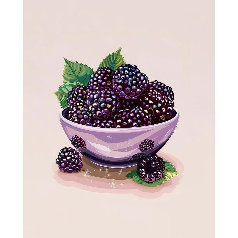 Disco Vintage Cherry Strawberry Blueberry Watermelon Lemon Fruit Art Poster Canvas Paintings Wall Art Pictures Home Decor