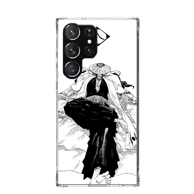 Bleach Kyoraku Shunsui Phone Case For Samsung Galaxy S26 Ultra S23 S24 S25 Edge S20 FE S21 S22 Plus Soft Print Shell Cover Funda
