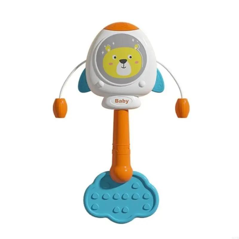 Baby Rattles Toy Cute Animal Hand Bell Grasping Ball Sensory Early Educational Toys For Infant