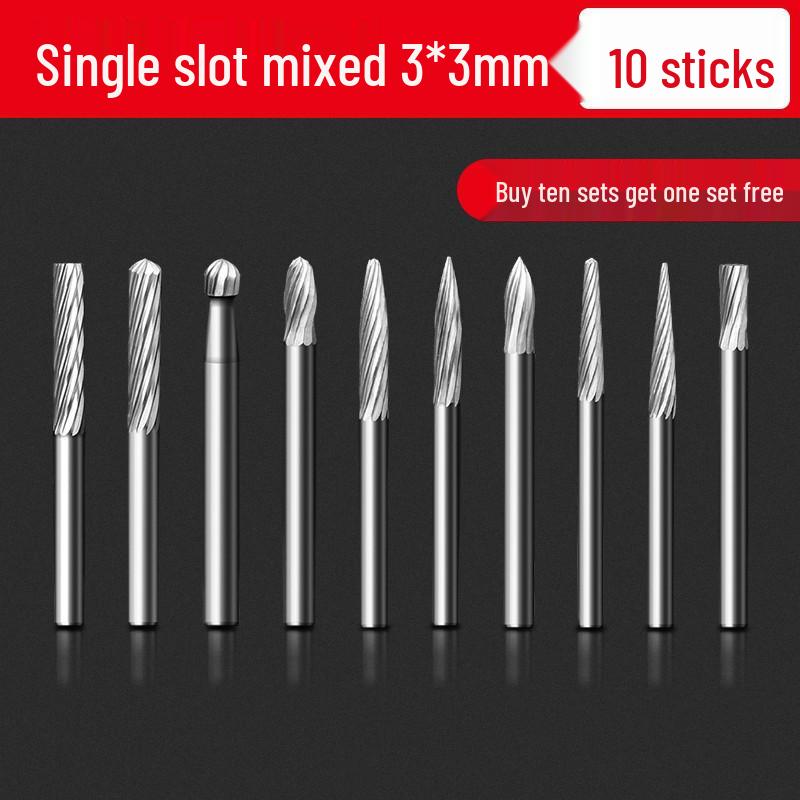 

Набір твердосплавних роторних фрез для шліфування металу, дерева та сталі